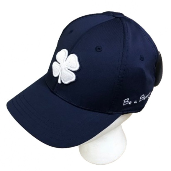 Black Clover Tony Robbins Blessed Live Lucky Hat Baseball Cap Navy Blue New - Picture 7 of 16